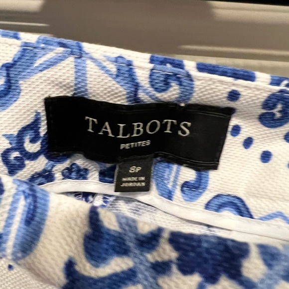 Talbots petites Heritage style pique crop pants - Picture 4 of 9